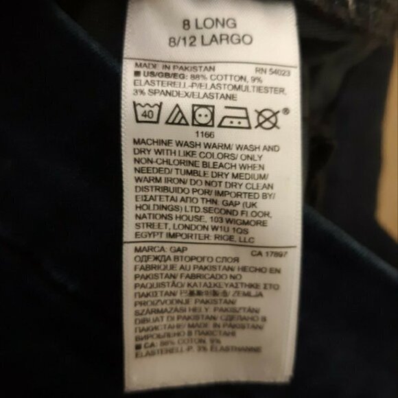 Gap 1969 True Skinny Dark Wash Jeans. 8 - Picture 7 of 7